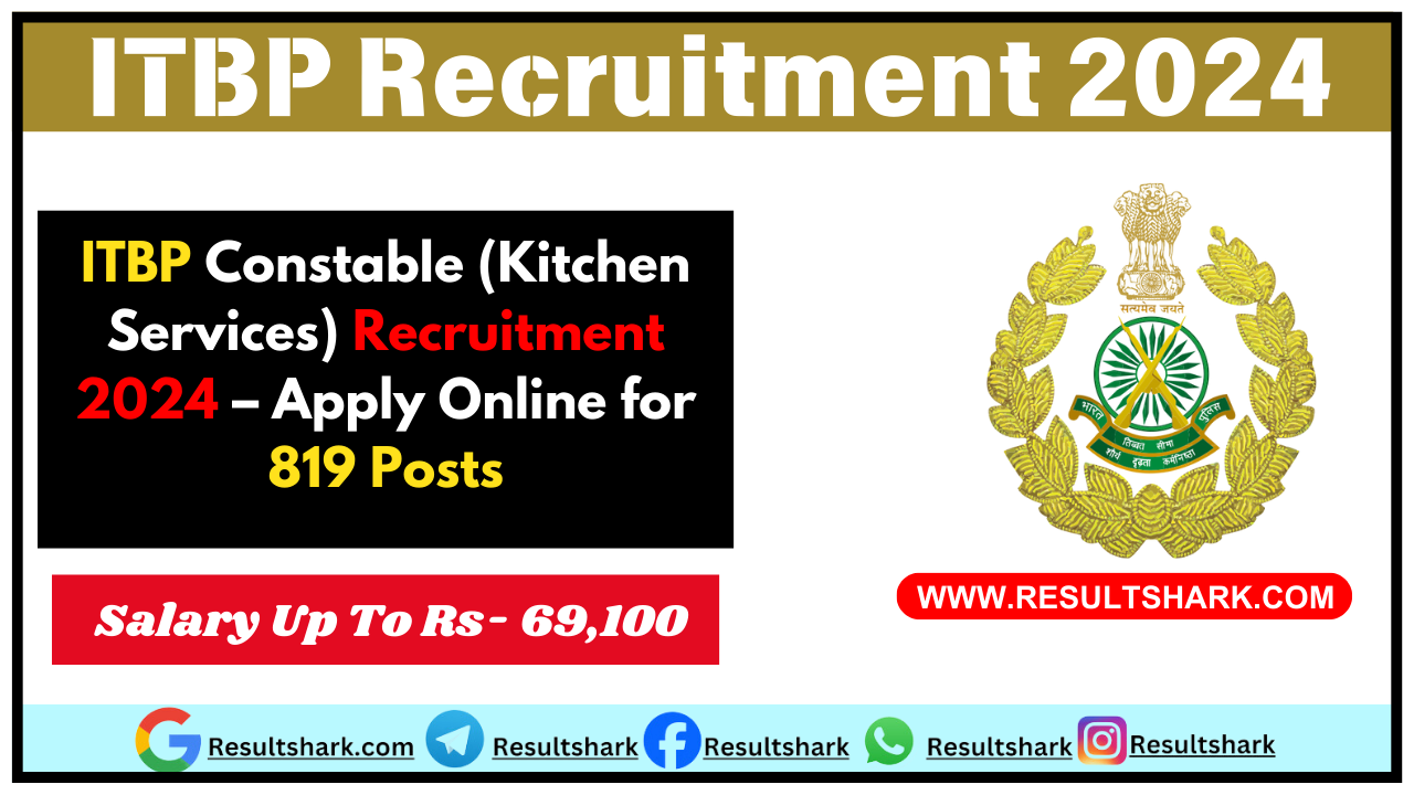 ITBP Recruitment 2024